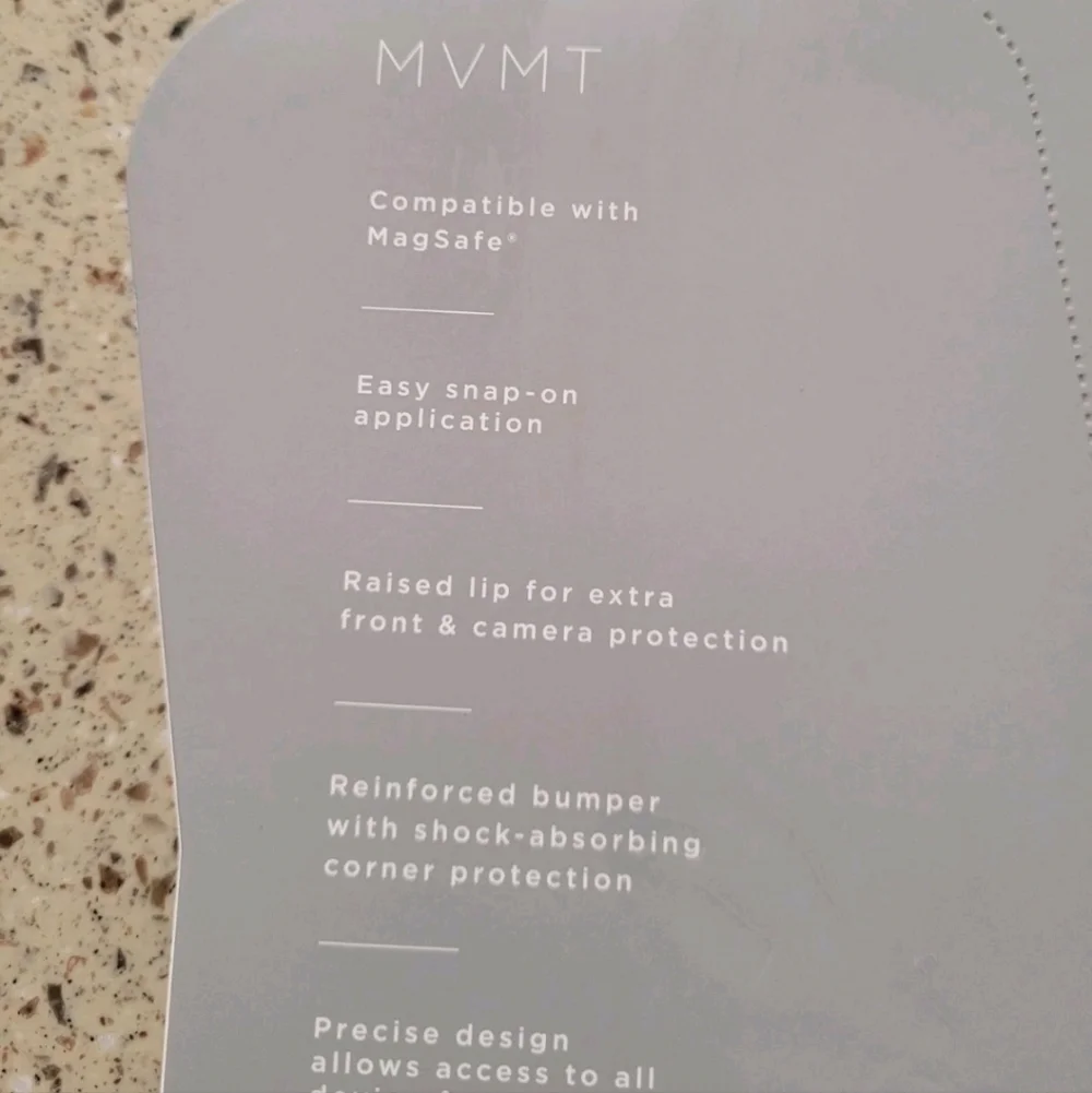 MVMT Clear iPhone 15 Pro Max Extreme Protection Magsafe Case NEW
